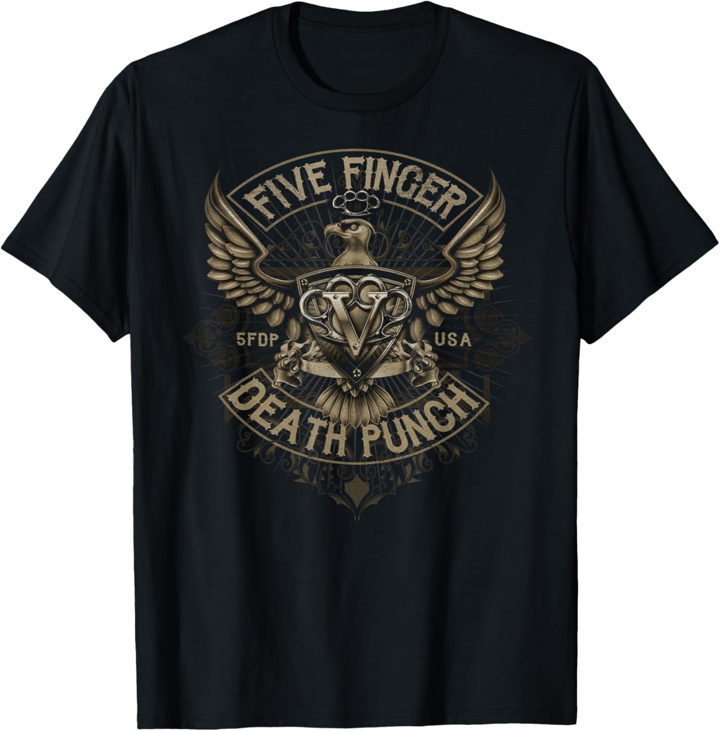 5FDP - USA Eagle T-Shirt - T-Shirt | Black