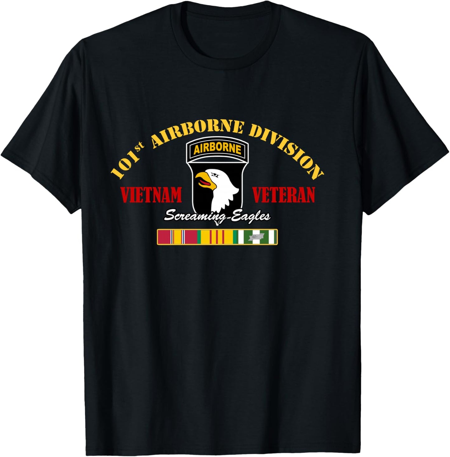 101st Airborne Division Vietnam Veteran T-Shirt - T-Shirt | Black