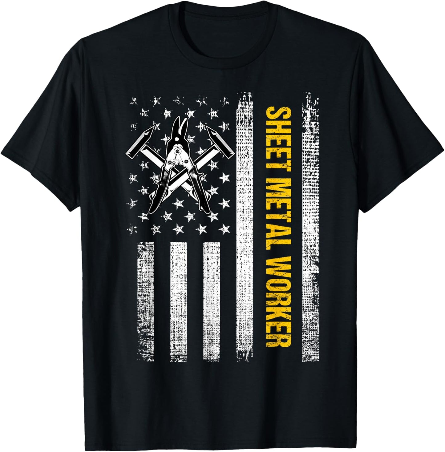 Sheet Metal Worker T-Shirt - T-Shirt | Black