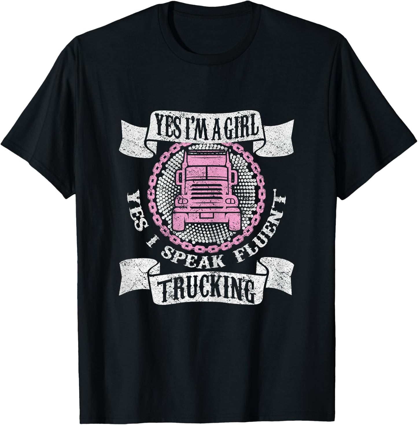Truck Driver Humming Driver Truck Driver - Truck Driver T-Shirt - T-Shirt | Black