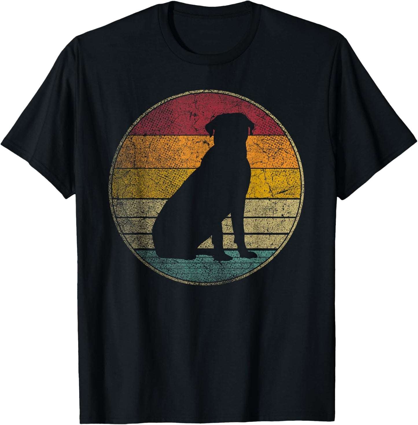 Rottweiler Dog Gift Shirt Retro Style Vintage 70s 80s 90s T-Shirt - T-Shirt | Black