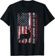 USA Flag Best Buckin Grandpa Ever Deer Hunting Fathers Day Men T-Shirt - T-Shirt | Black