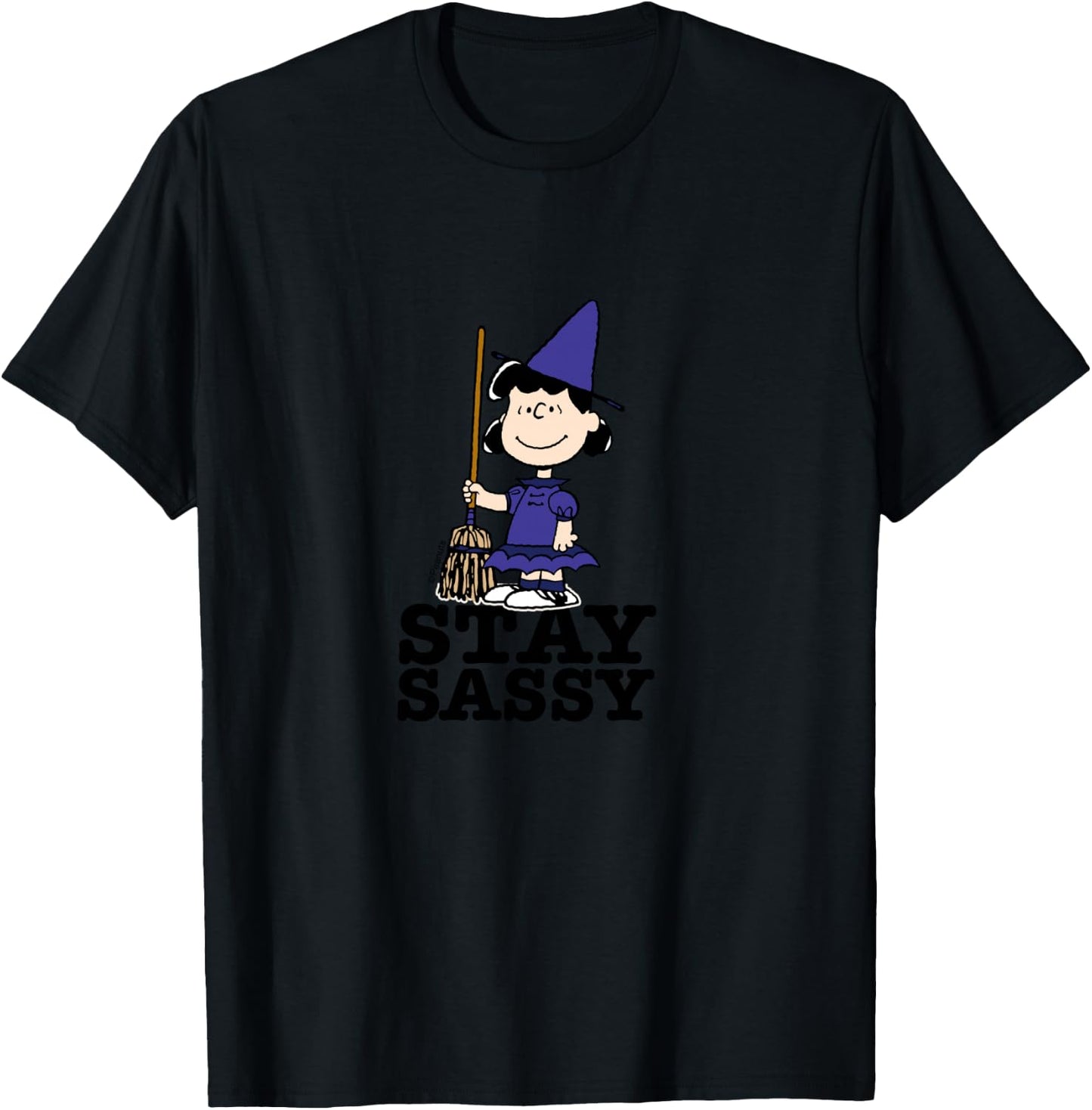 Peanuts - Halloween - Lucy Stay Sassy T-Shirt - T-Shirt | Black