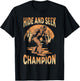 Hide And Seek Champion Sasquatch Funny Bigfoot T-Shirt - T-Shirt | Black