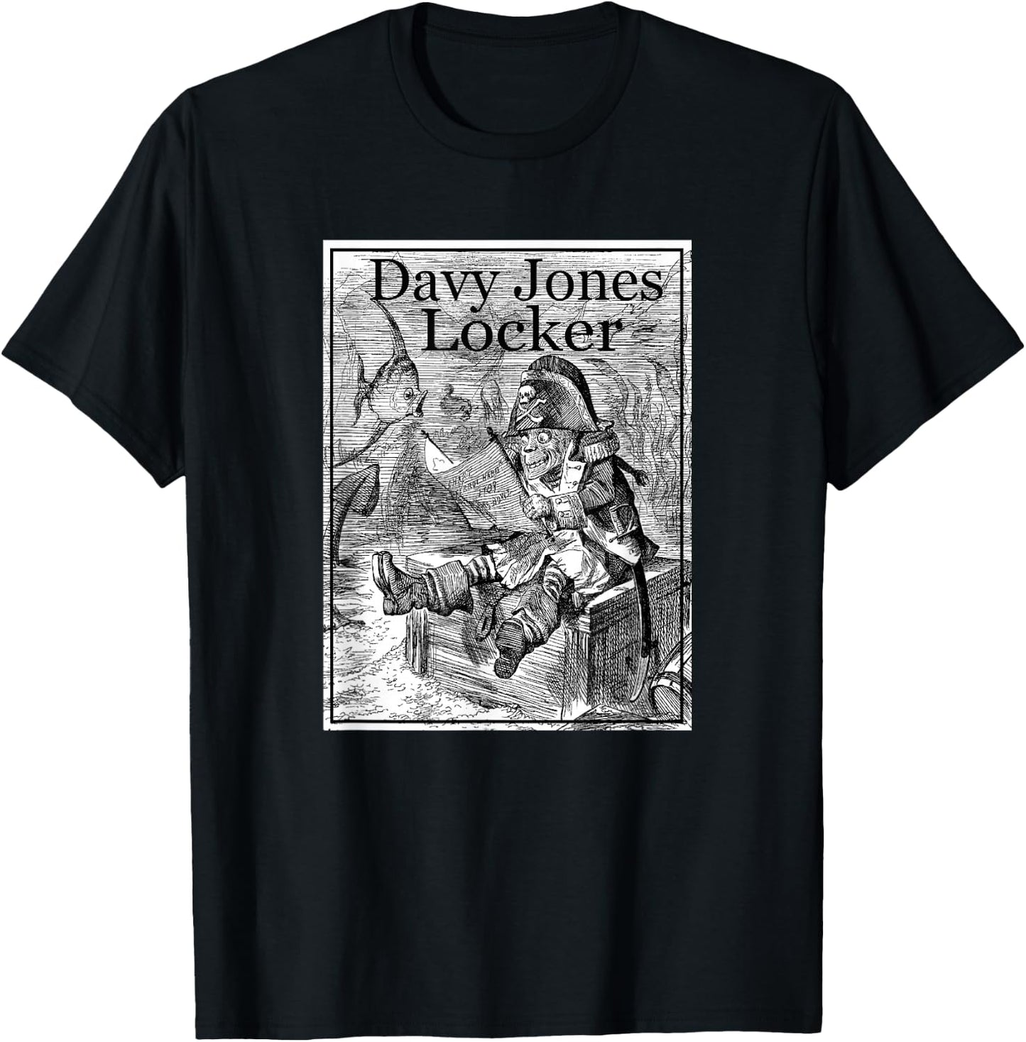 Davy Jones Locker (1892) T-Shirt - T-Shirt | Black