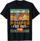 Pompeii Fun Run - Geography Volcanologist Volcanology Small T-Shirt - T-Shirt | Black