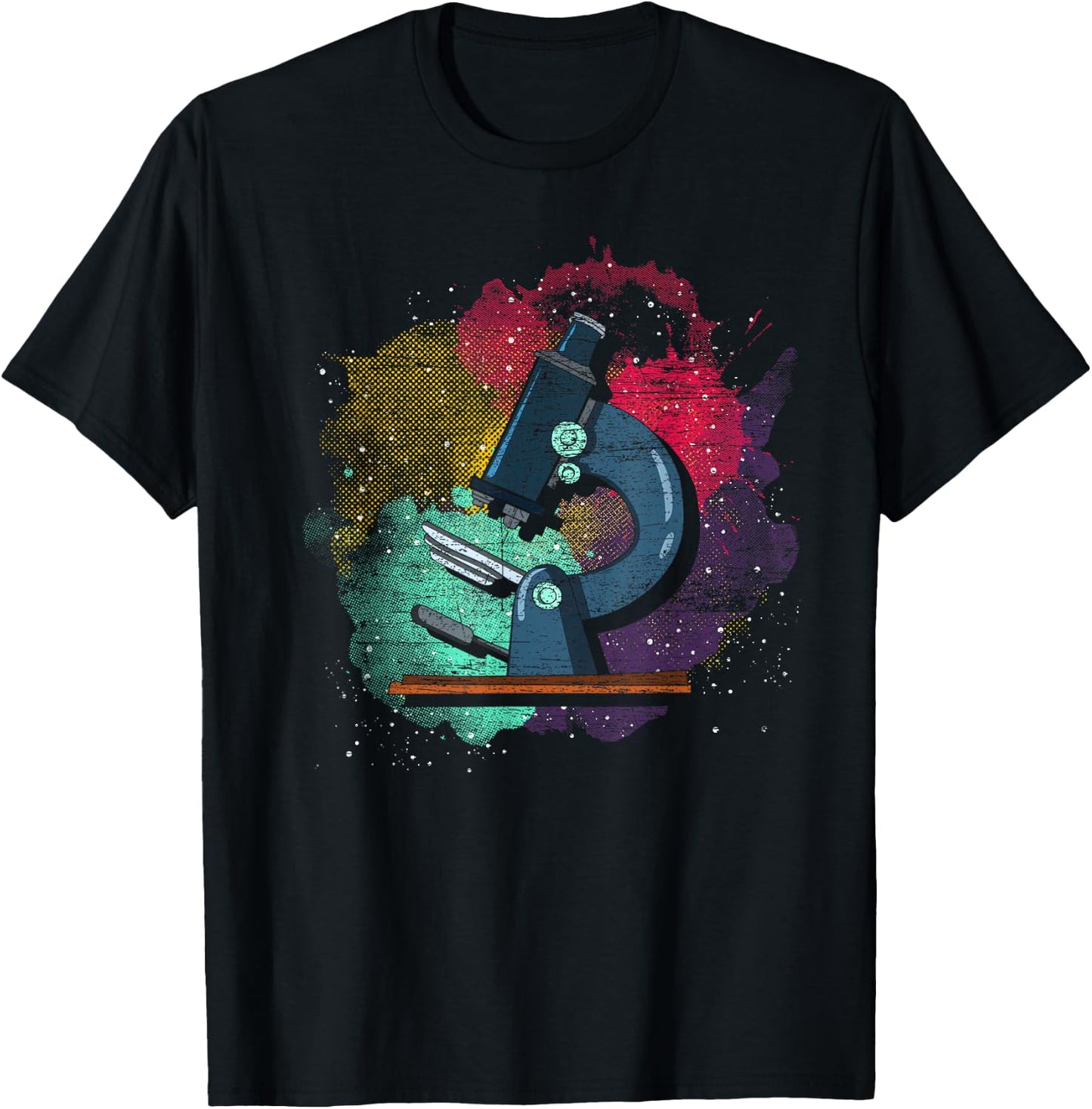 Lab Technician Microscope Medical Laboratory Scientist T-Shirt - T-Shirt | Black