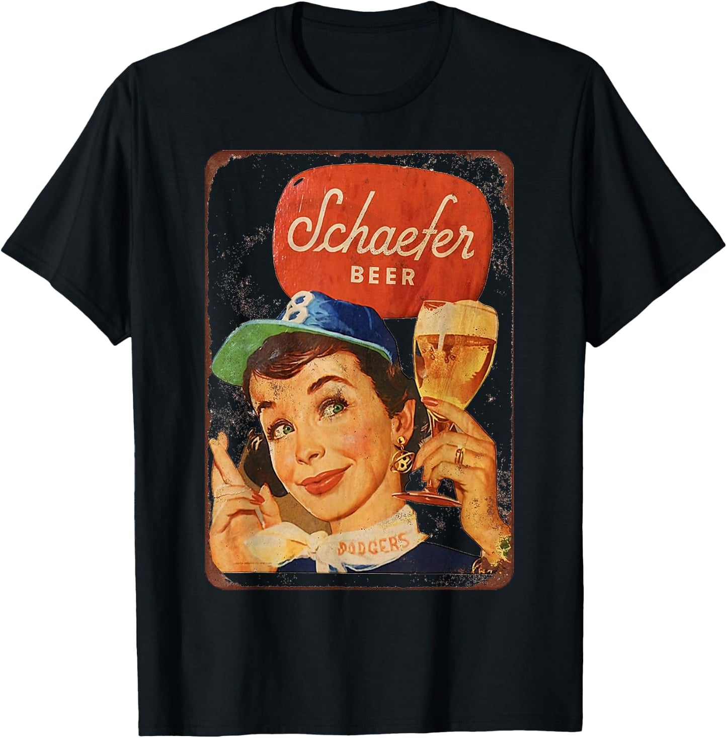 Schaefers Beer T-Shirt - T-Shirt | Black