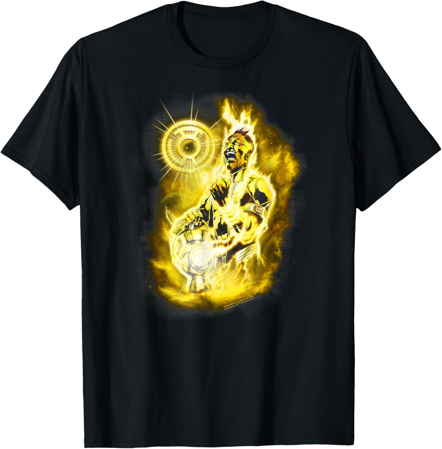 Green Lantern Sinestro Nebula T-Shirt - T-Shirt | Black