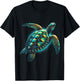 Sea Turtle Beach Lover Ocean Animal Graphic Novelty T-Shirt - T-Shirt | Black