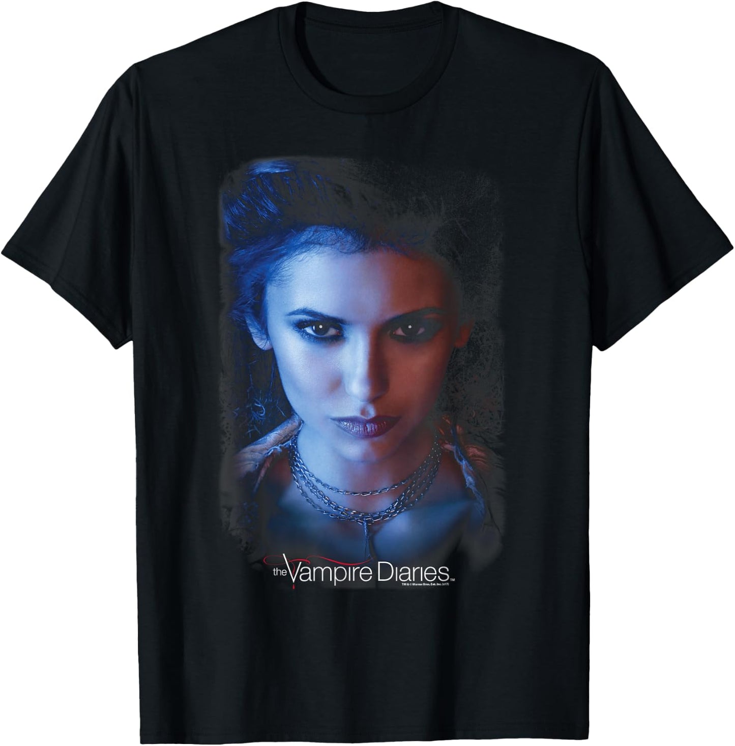 Warner Bros. Vampire Diaries Elena -Adults Black , Small, Short Sleeve T-Shirt - T-Shirt | Black