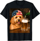 Funny Cavapoo Drinking Beer Meme T-Shirt - T-Shirt | Black