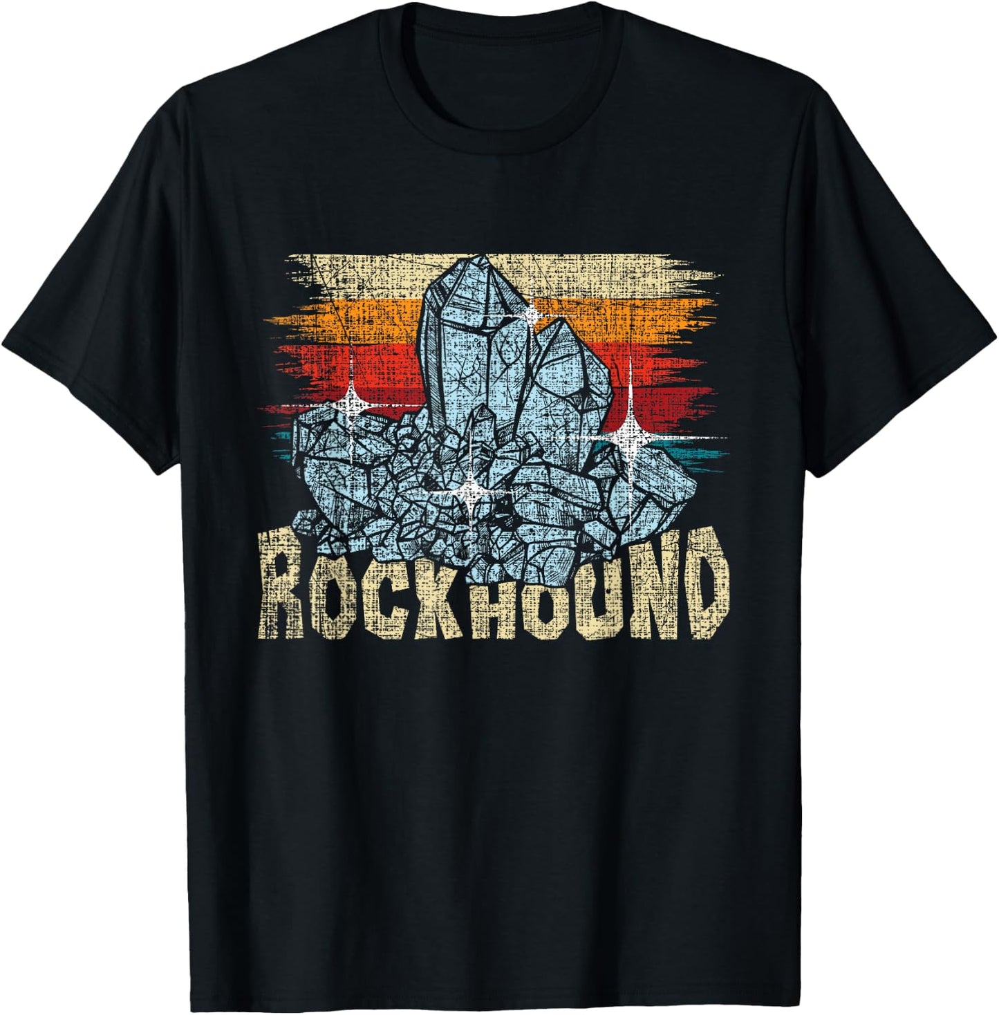 Rockhound - Rock Collector Geode Hunter Geology Geologist T-Shirt - T-Shirt | Black