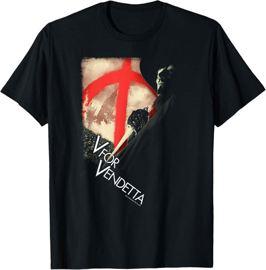 V for Vendetta Army T-Shirt - T-Shirt | Black