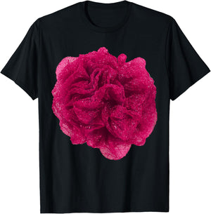 Pink Shower Loofah Costume Funny Halloween Cosplay Dress-up T-Shirt - T-Shirt | Black