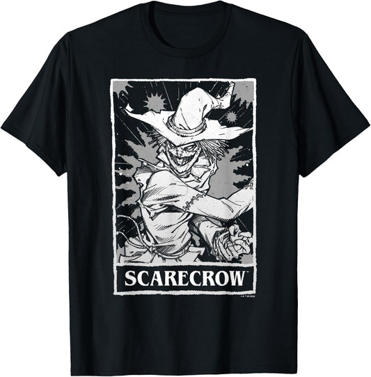 DC Comics Halloween Scarecrow Tarot Poster T-Shirt - T-Shirt | Black