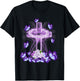 Beautiful Cross And Butterflies for Jesus Lovers T-Shirt - T-Shirt | Black