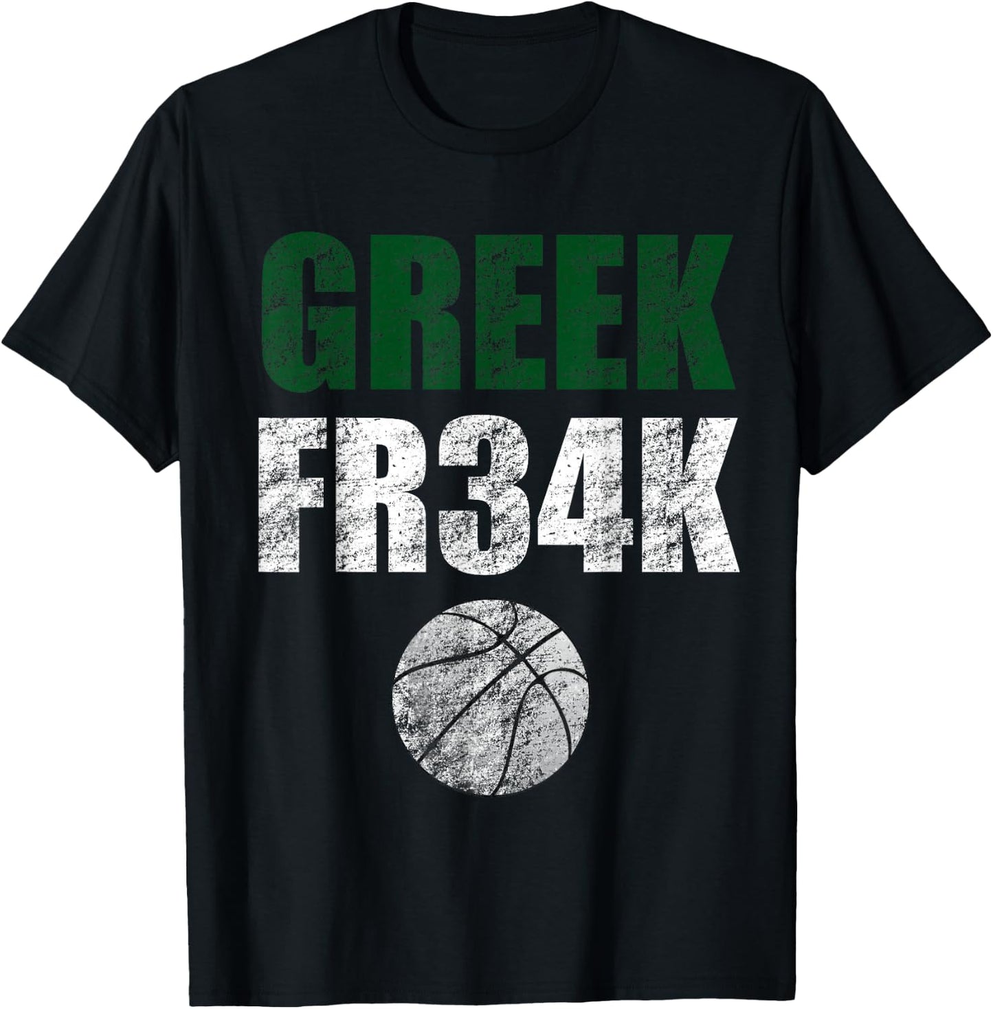 Greek FR34K Milwaukee Wisconsin Basketball Championship T-Shirt - T-Shirt | Black