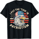 I Put The Tism in Patriotism Athletic Eagle 4th of July Kids T-Shirt - T-Shirt | Black