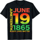 Happy Juneteenth Is My Independence Day Free ish Black Men T-Shirt - T-Shirt | Black