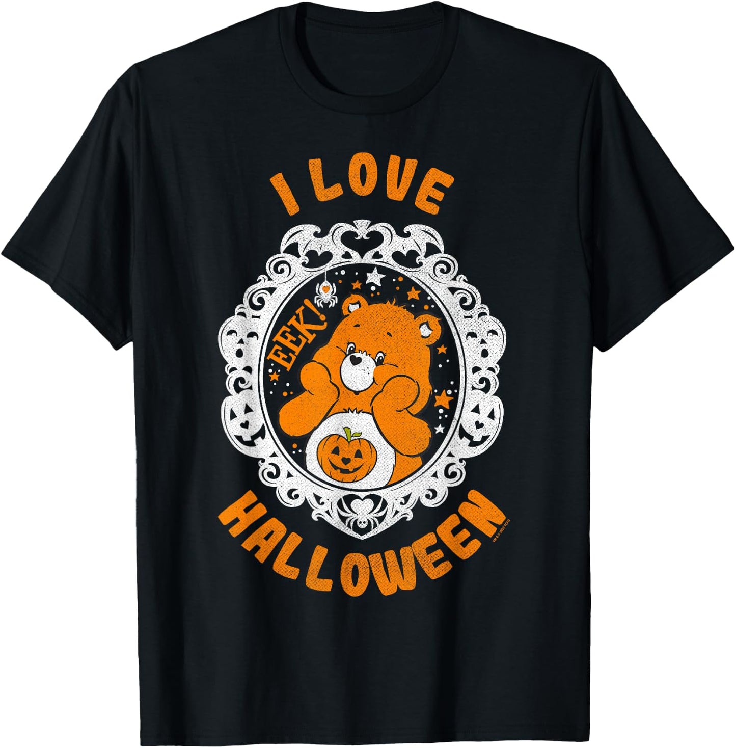 Care Bears Halloween Trick-or-Sweet Bear Spooky Poster T-Shirt - T-Shirt | Black
