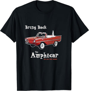 Bring Back the Amphicar - the Car that Swims T-Shirt - T-Shirt | Black