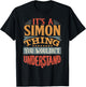 Simon Name T-Shirt - T-Shirt | Black