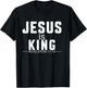 Jesus is King Bible Verse Rev. 17:14 T-Shirt - T-Shirt | Black