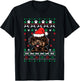 Poodle Dog Lovers Christmas Ugly Christmas Sweater T-Shirt - T-Shirt | Black