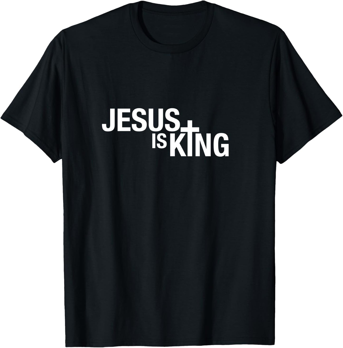 Jesus is King T-Shirt - T-Shirt | Black