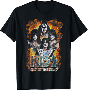 KISS - Exclusive Official End Of The Road Tour, FORT WORTH T-Shirt - T-Shirt | Black