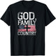 Patriotic Christian American Pride Christianity Faith Prayer T-Shirt - T-Shirt | Black
