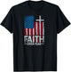 Holy Bible Christian American Patriotic Jesus Lord Prayer T-Shirt - T-Shirt | Black