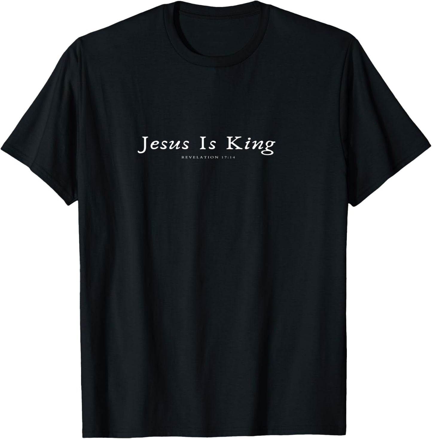 Jesus is King T-Shirt - T-Shirt | Black