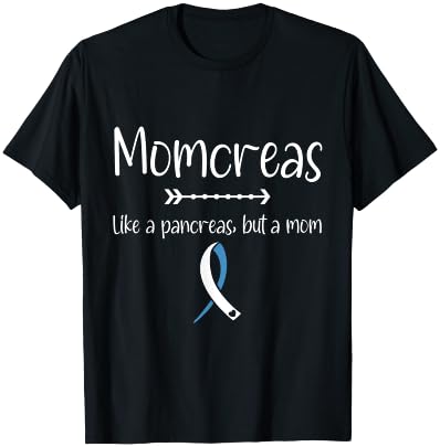 Momcreas Diabetes Mom Mothers Day Motherhood Pancreas T-Shirt - T-Shirt | Black