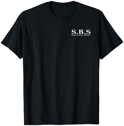 UK British Special Boat Service SBS Frog Logo T-Shirt - T-Shirt | Black
