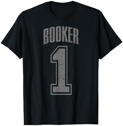 Booker Supporter Number 1 Biggest Fan T-Shirt - T-Shirt | Black