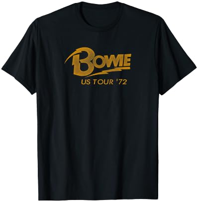 David Bowie - US Tour '72 T-Shirt - T-Shirt | Black