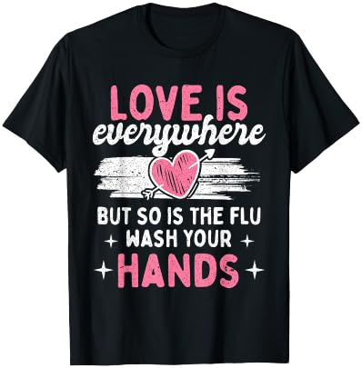 Vintage Flu Season Wash Your Hands Anti-Germ T-Shirt - T-Shirt | Black