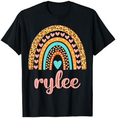 Rylee Rylee Name Birthday Shirt Gift T-Shirt - T-Shirt | Black